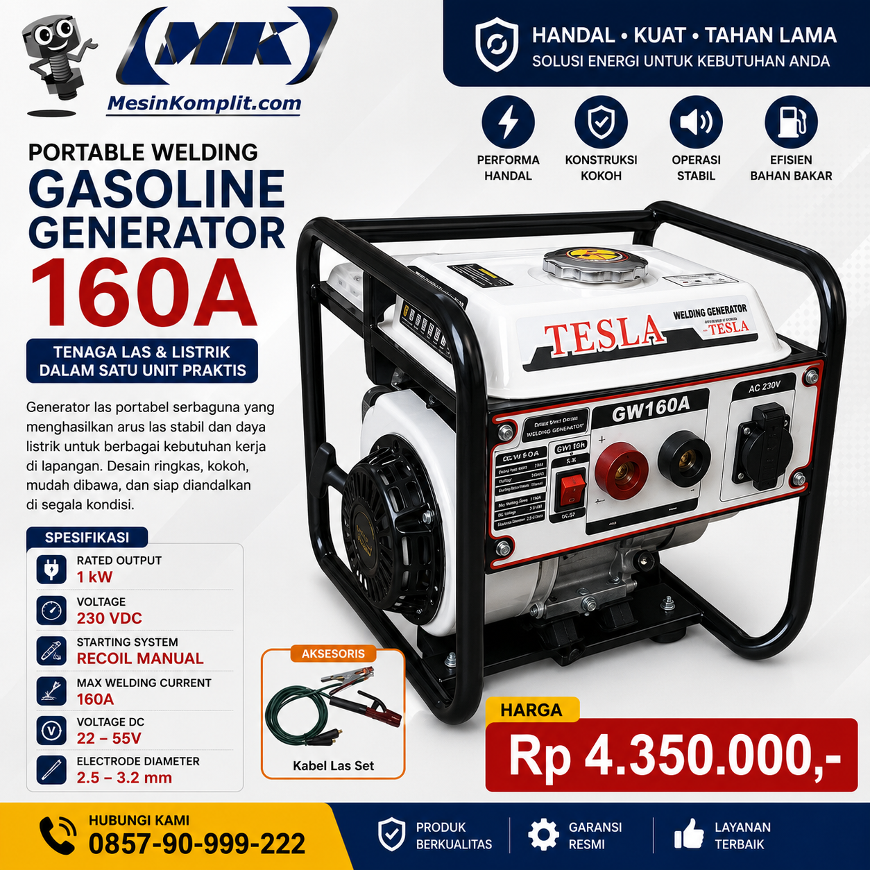 Genset Las Besin 160A (GE...
